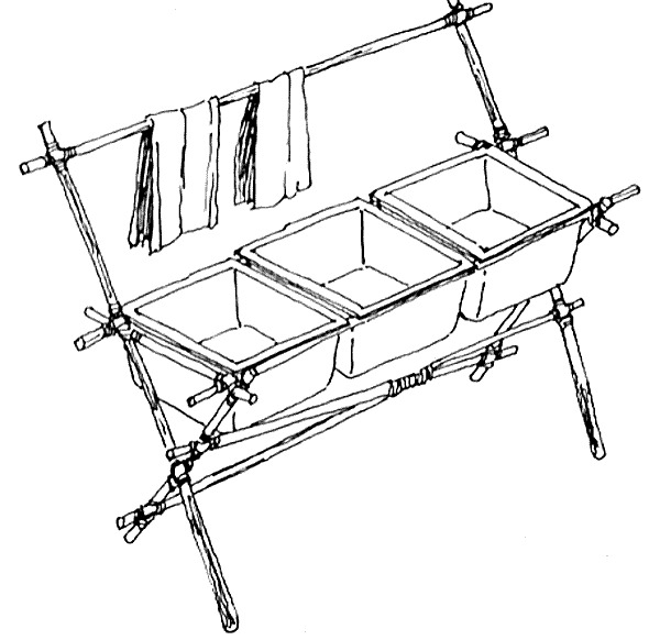 cleaning threecompartmentsink