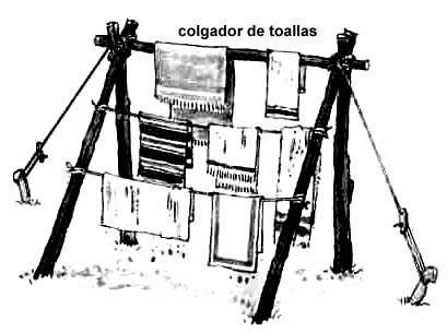 cleaning towelrack