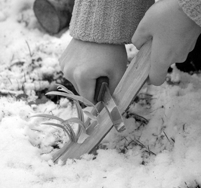 feather stick