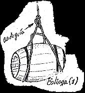 eslinga con as de guia