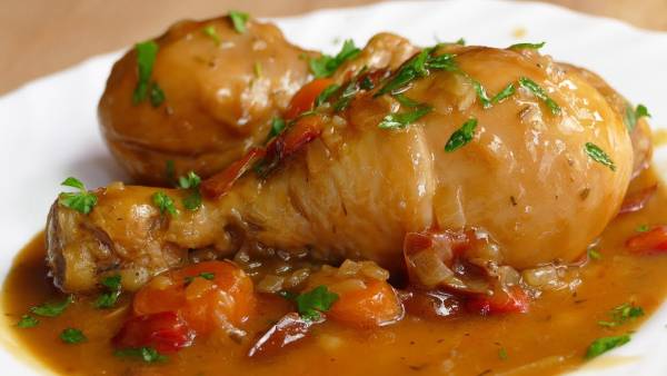 Pollo a la cerveza